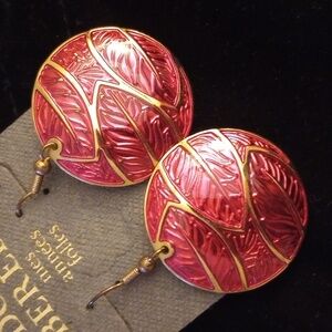 Edgar Berebi Drop Earrings with colorful chain link bracelets